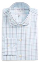 Men's Ledbury Pelton Slim Fit Check Dress Shirt - Blue