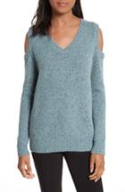Women's Rebecca Minkoff Page Cold Shoulder Sweater, Size - Burgundy