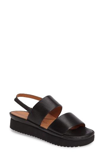Women's L'amour Des Pieds Abruzzo Slingback Platform Wedge Sandal