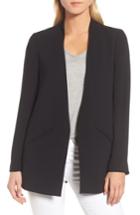 Women's Trouve Split Back Blazer, Size - Black