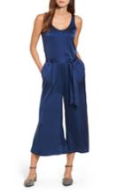Women's Eileen Fisher Crop Jumpsuit, Size - Blue