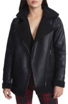 Women's Afrm Opelia Oversize Faux Shearling Jacket - Black