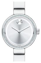 Women's Movado 'bold' Diamond Bezel Bangle Watch, 25mm