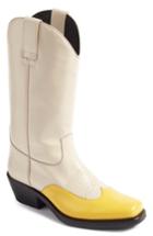 Women's Calvin Klein 205w39nyc Danella Western Boot .5 Eu - Yellow