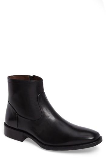 Men's Johnston & Murphy Lancaster Zip Boot M - Black