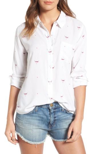 Women's Rails Rocsi Print Shirt - White