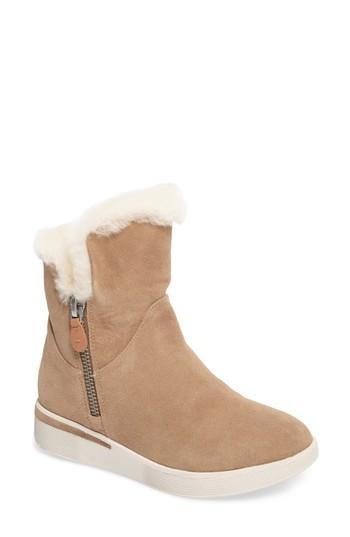 Women's Gentle Souls Hazel Levitt Genuine Shearling Lined Boot .5 M - Brown