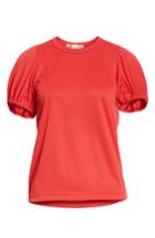 Women's Comme Des Garcons Puff Sleeve Tee - Red