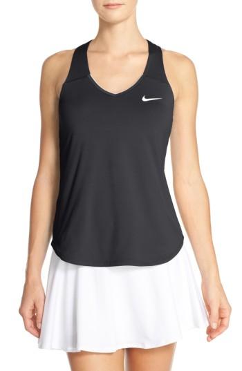 Women's Nike 'pure' Dri-fit Racerback Tank - Black