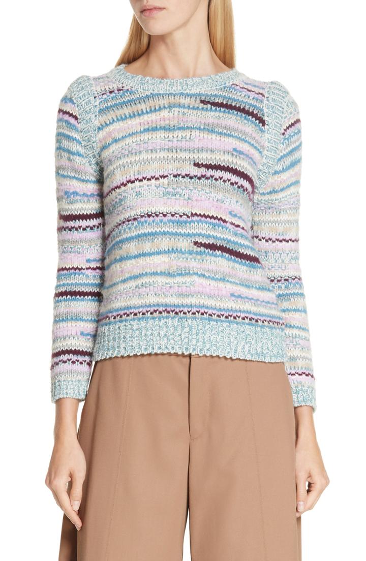 Women's See By Chloe Knit Pullover - Blue