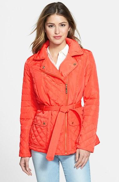 Women's Kensie Asymmetrical Quilted Jacket