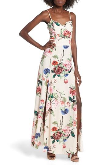 Women's Afrm Luna Maxi Dress - Beige