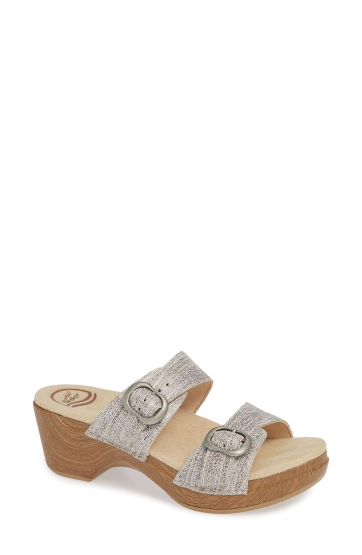 Women's Dansko 'sophie' Sandal .5-6us / 36eu M - Metallic
