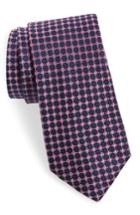Men's Nordstrom Men's Shop Kitson Geometric Silk Tie, Size - Blue