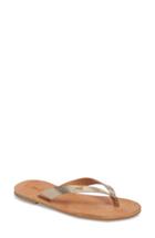 Women's Frye Ally Flip Flop .5 M - Brown