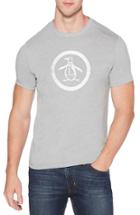 Men's Original Penguin Basic Circle Logo T-shirt - Grey