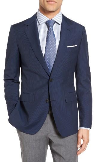 Men's Bonobos Jetsetter Trim Fit Stripe Wool Sport Coat