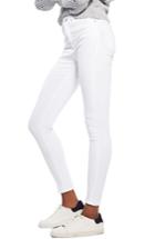 Women's Topshop Jamie High Waist Ankle Skinny Jeans X 30 - White