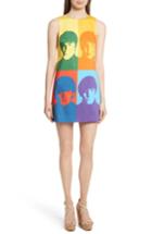Women's Alice + Olivia Ao X The Beatles Clyde A-line Shift Dress - Yellow