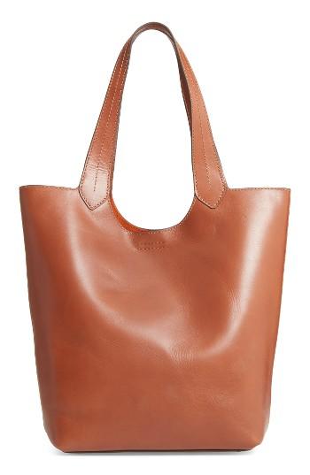 Frye Harness Leather Tote - Brown