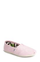Women's Toms 'classic' Canvas Slip-on M - Pink