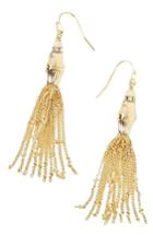 Women's Lilly Pulitzer Bamboo Chain Tassel Earrings