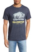 Men's Retro Brand Yellowstone Graphic T-shirt - Blue
