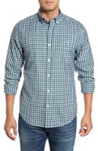 Men's Vineyard Vines Classic Fit Tucker Cliff Gingham Sport Shirt, Size - Green