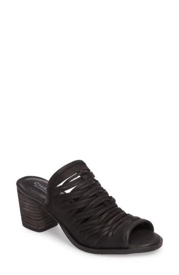 Women's Charles By Charles David Chris Slivered Sandal .5 M - Black