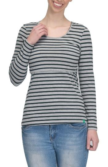 Women's Modern Eternity Maternity/nursing Tee - Grey