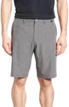 Men's Travis Mathew 'palladium' Performance Stretch Heathered Golf Shorts - Grey