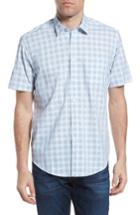 Men's Coastaoro Ponto Regular Fit Check Sport Shirt - Blue