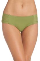 Women's Seafolly Strappy Hipster Bikini Bottoms Us / 12 Au - Green