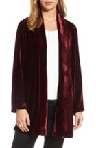 Women's Eileen Fisher Shawl Collar Velvet Jacket