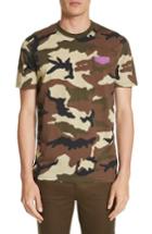 Men's Givenchy Extra Trim Fit Camo Print T-shirt - Green