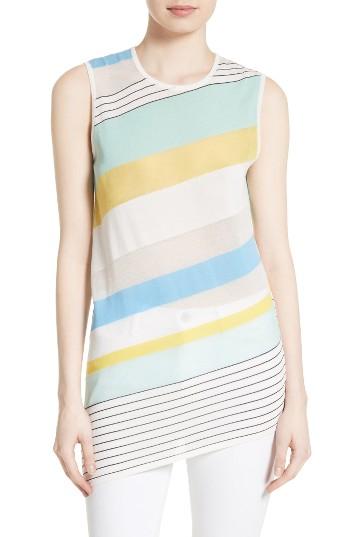 Women's Diane Von Furstenberg Asymmetrical Hem Shell