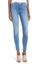Women's Mother 'the Looker' Fray Ankle Jeans - Blue
