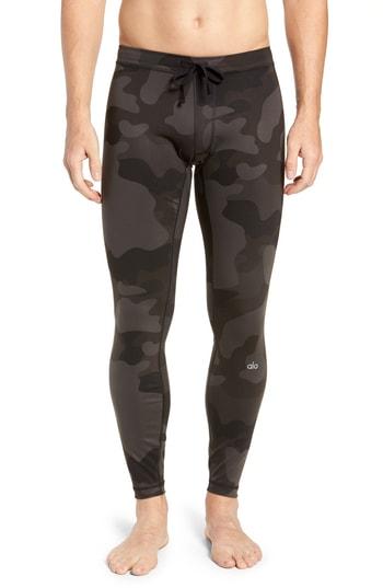 Men's Alo Warror Compression Tights - Grey
