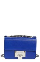 Jimmy Choo Mini Rebel Leather Crossbody Bag - Blue