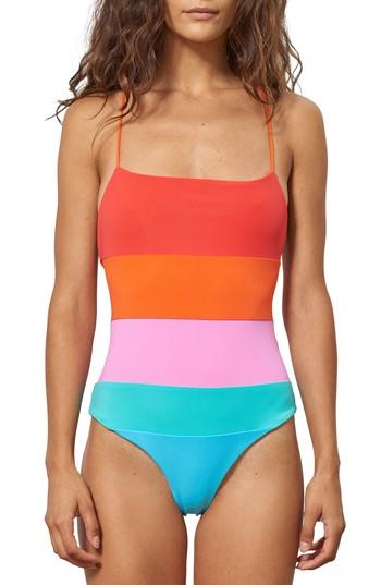 Women's Mara Hoffman Olympia One-piece Swimsuit - Orange