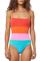 Women's Mara Hoffman Olympia One-piece Swimsuit - Orange