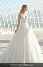 Women's Rosa Clara Dillan Beaded Tulle Gown, Size In Store Only - Ivory