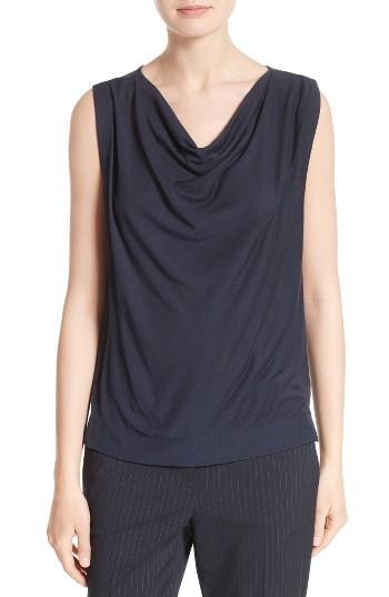 Women's Boss Edry Drape Neck Jersey Top