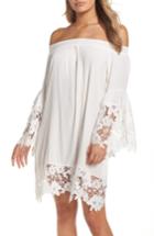 Women's Muche Et Muchette Jolie Lace Accent Cover-up Dress - White