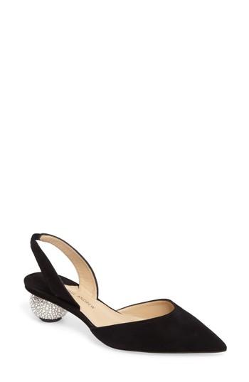 Women's Paul Andrew Rhea Pointy Toe Pump Us / 40eu - Black