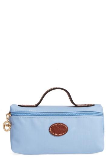 Longchamp 'le Pliage' Pouchette, Size - Blue Mist