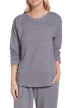 Women's Dkny Long Sleeve Sleep Shirt - Grey