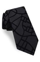 Men's Ted Baker London Mixed Pattern Silk Tie, Size - Grey