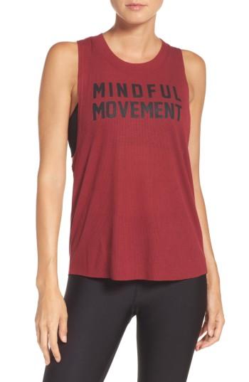 Women's Alo Heat Wave Tank - Red