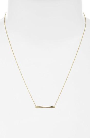 Women's Bony Levy Curved Bar Pendant Necklace (nordstrom Exclusive)
